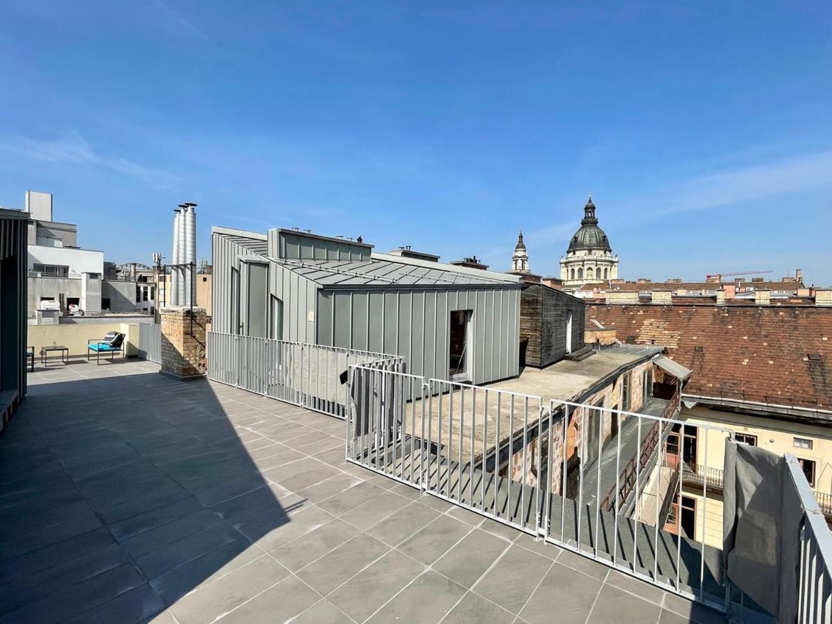 Penthouse W Private Rooftop And Free Parking 布达佩斯 外观 照片