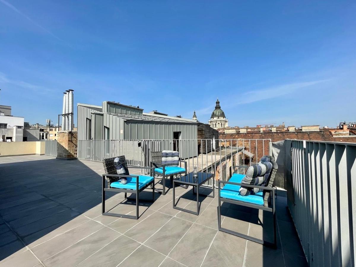 Penthouse W Private Rooftop And Free Parking 布达佩斯 外观 照片