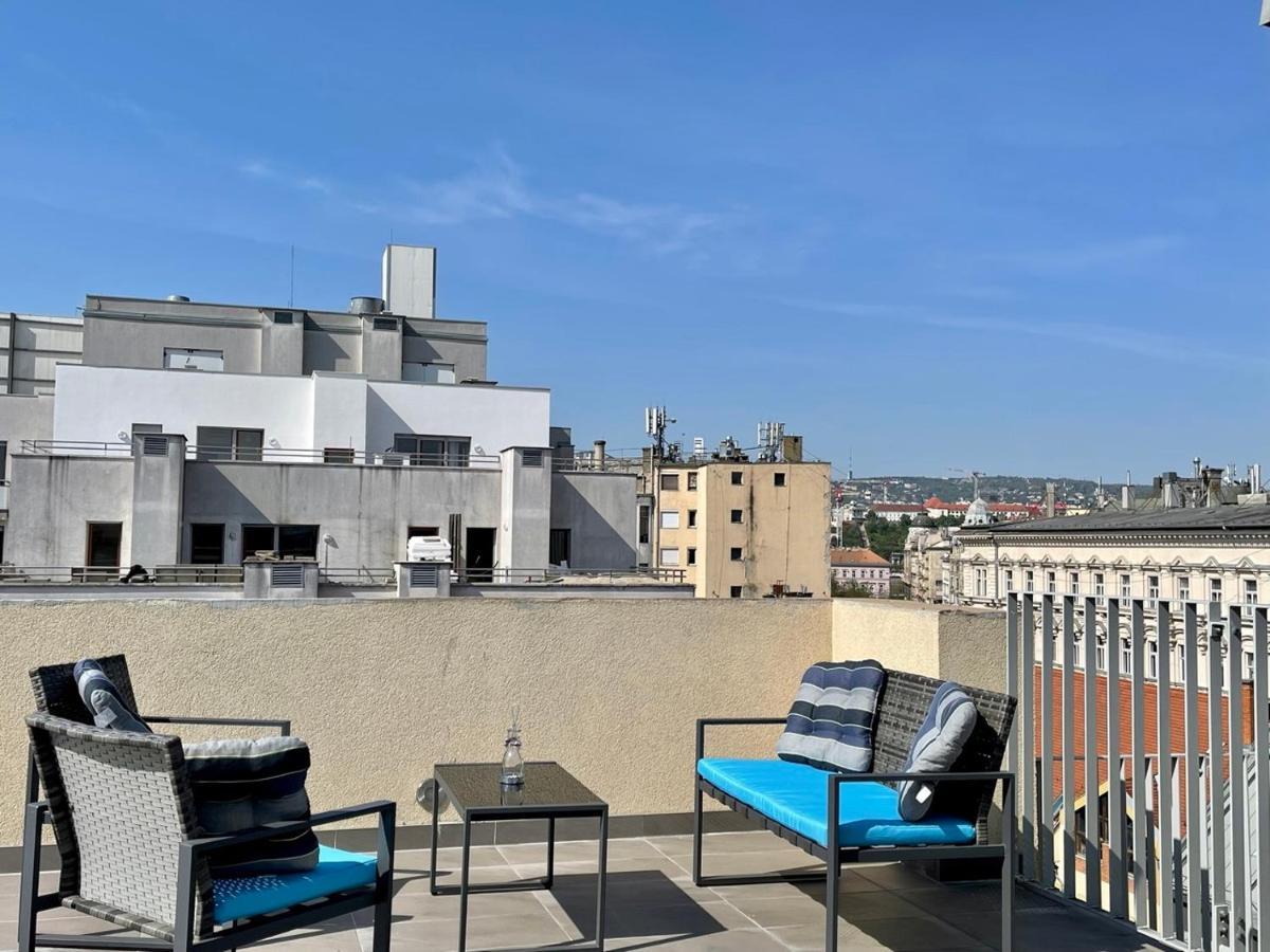 布达佩斯Penthouse W Private Rooftop And Free Parking公寓 外观 照片