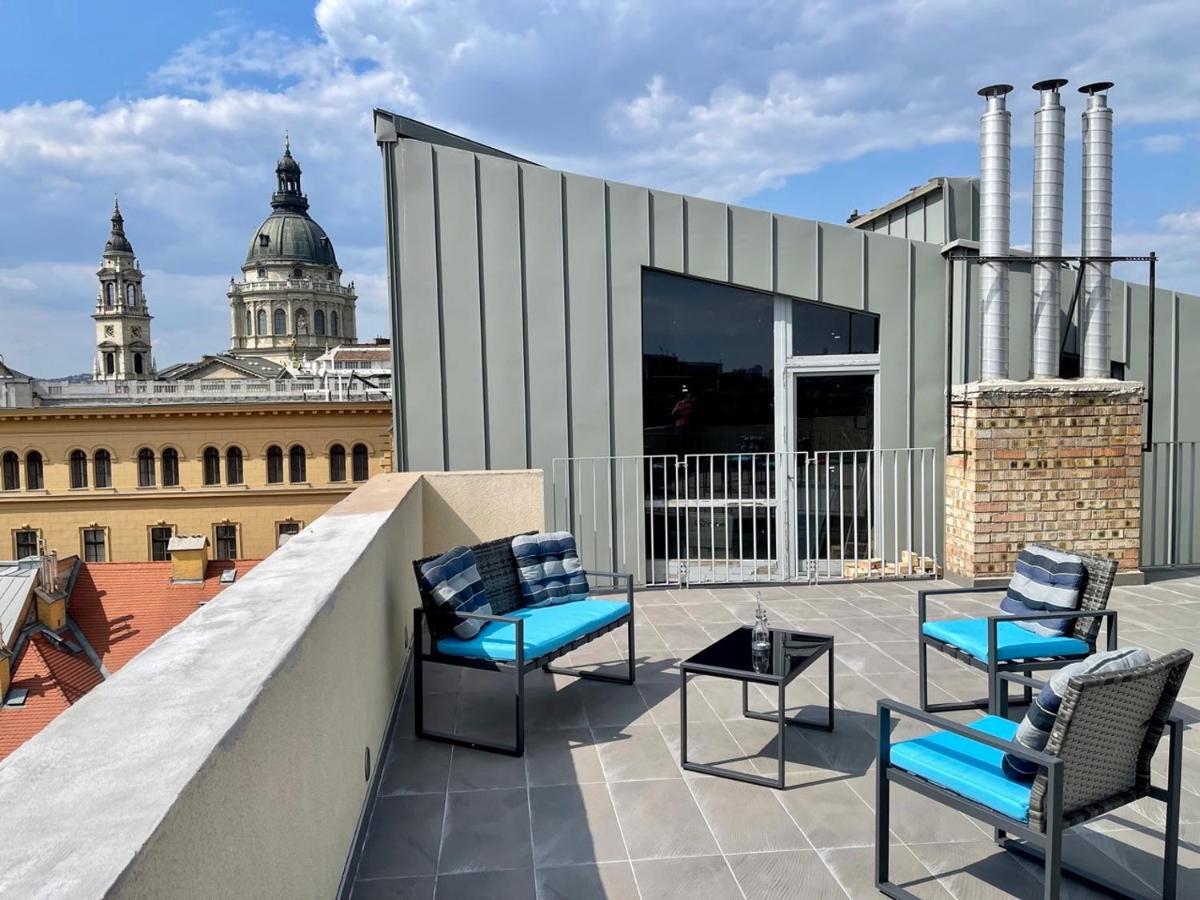 Penthouse W Private Rooftop And Free Parking 布达佩斯 外观 照片