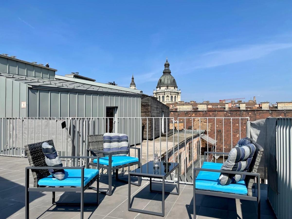 Penthouse W Private Rooftop And Free Parking 布达佩斯 外观 照片