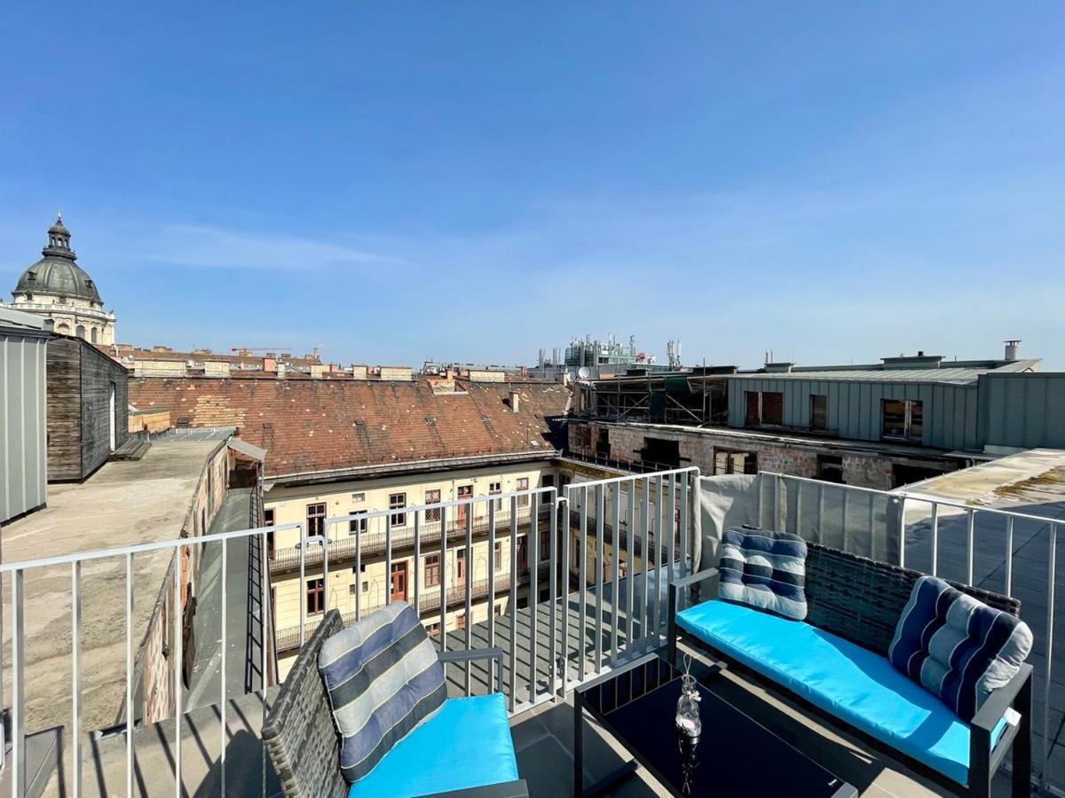 Penthouse W Private Rooftop And Free Parking 布达佩斯 外观 照片